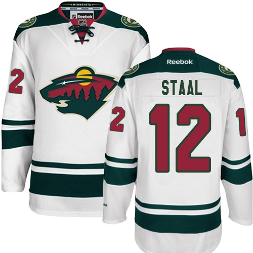 Eric Staal Authentic White Away NHL Jersey